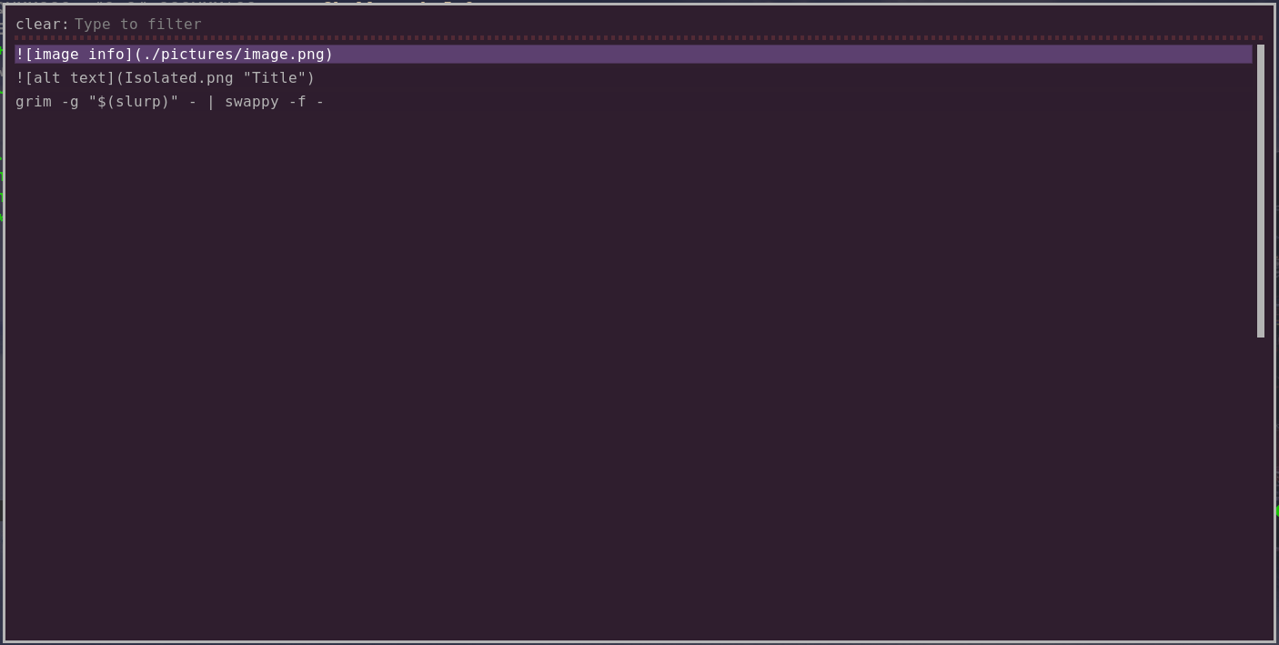 Delete clipboard entries